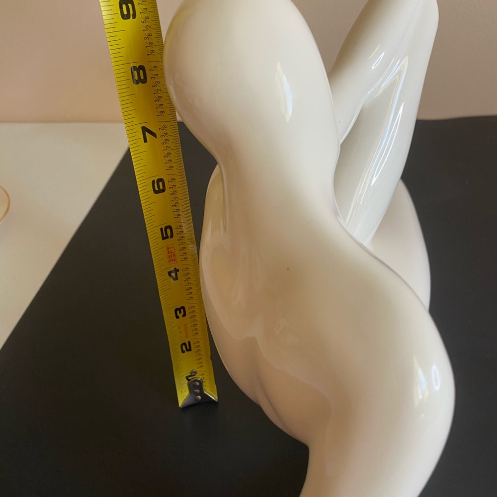 JARU Signed Pottery Mid Century Art Deco Modern Male Nude Sculpture - Picture 5 of 10